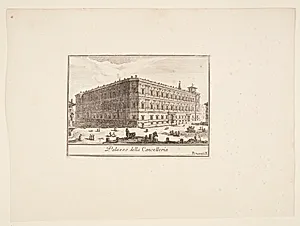Cancelleria's palazzo by Giovanni Battista Piranesi