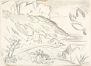 Cap Canaille ved Cassis by Emile Othon Friesz