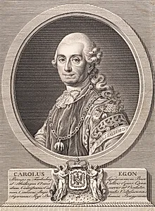 Carl Egon, fyrste af Fürstenberg by J.F. Clemens