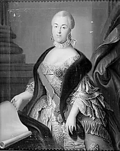 Carl Peter Ulricks gemalinde, Sofia Augusta. Katharina II af Rusland by Ubekendt