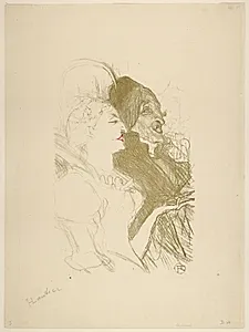 Carnaval by Henri de Toulouse-Lautrec