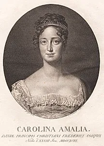 Caroline Amalie by J.F. Clemens