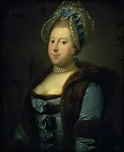 Caroline Mathilde, Christian VII's dronning by Jens Juel