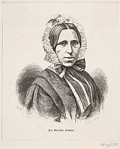 Caroline Stahnke by Franz Wilhelm Obermann