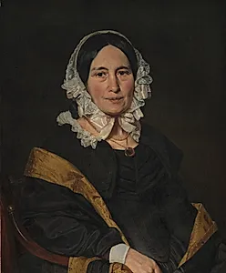 Cathrine Jensen, f. Lorenzen, kunstnerens hustru