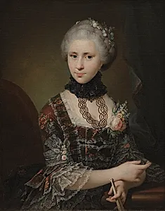 Cathrine Sophie Kirchhoff, f. Christensen by Jens Juel