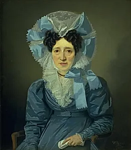 Cathrine von Halle, f. Nathanson (1768-1847) by Wilhelm Bendz