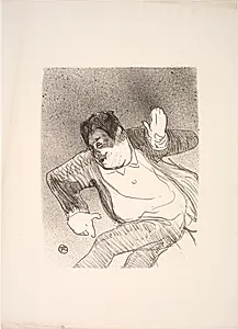 Caudieux, Petit Casino by Henri de Toulouse-Lautrec