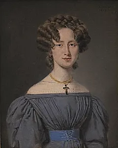 Cecilie Lønborg, gift 1830 med skibsintendant Theodor Emil Ludvigsen by C.A. Jensen