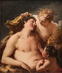 Ceres, Bacchus og Amor