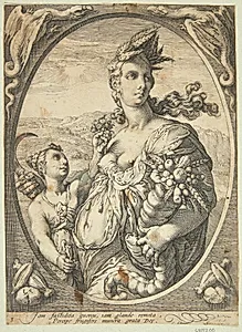 Ceres by Jan Saenredam