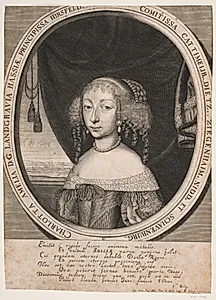 Charlotte Amalie som prinsesse by Albert Haelwegh
