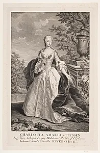Charlotte Amalie von Plessen by J.M. Preisler