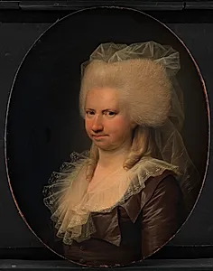 Charlotte Sophie Gerner, f. Rasch, Henrik Gerners hustru by Jens Juel
