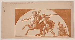 Chiron og Achilles by Kittendorff & Aagaards Værksted