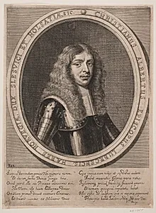 Christian Albert af Holsten by Albert Haelwegh