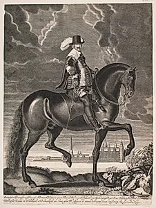 Christian IV til hest by Rombout van den Hoeye