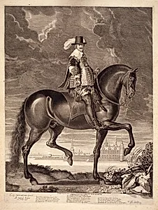 Christian IV til hest by Albert Haelwegh