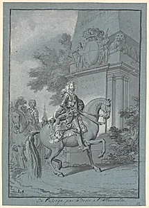Christian VI til hest by Marcus Tuscher