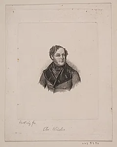 Christian Winther by Edvard Fortling