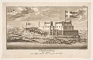 Christiansborg på Guinea-kysten, set fra nordøst