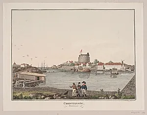 Christiansø. Sydhavnen by Søren L. Lange