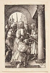 Christus fremstilles for Pilatus by Albrecht Dürer