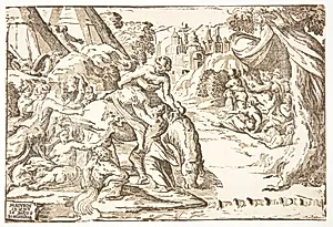Cloelias flugt by Nicolò Vicentino
