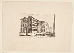 Collegio di Propaganda Fide. 1. S. Andrea delle frate. 2. Palazzo Bernini by Giovanni Battista Piranesi