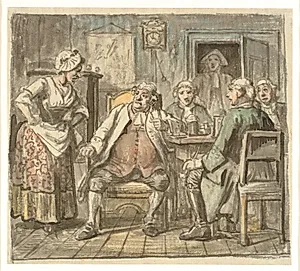 "Collegium politicum" (Den politiske kandestøber) by Wilhelm Marstrand