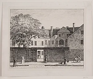 Collins gård i Bredgade by Carl Frederik Bartsch