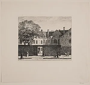 Collins gård i Bredgade by Carl Frederik Bartsch