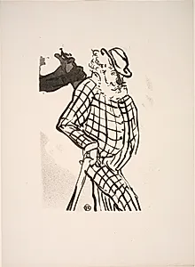 Comique Excentrique Anglais by Henri de Toulouse-Lautrec