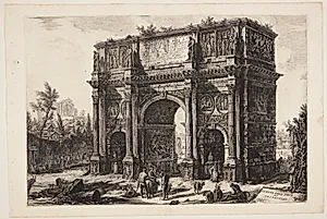 Constantin's triumfbue by Giovanni Battista Piranesi