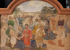 Dåben på Pinsedag by Niels Skovgaard