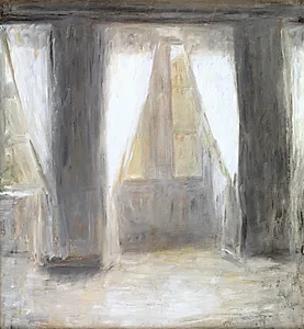 Dagligstuen på Frederiksberg Allé by Vilhelm Hammershøi