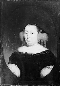 Dameportræt by Nicolaes Maes