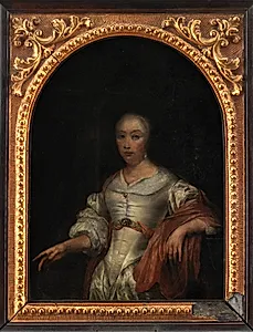 Dameportræt by Frans van Mieris (I)