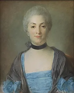 Dameportræt by Jean-Baptiste Perronneau