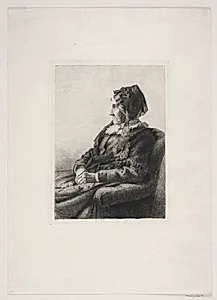 Dameportræt by Carl Bloch