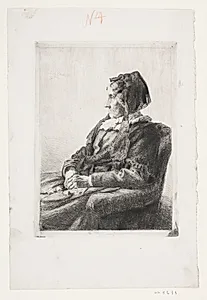 Dameportræt by Carl Bloch