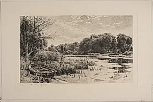 Dammen ved Strandmøllen by Peder Mønsted