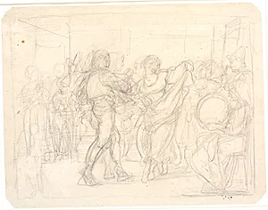Dans i et osteri by Wilhelm Marstrand