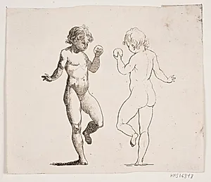 Dansende dreng by Andreas Lillienberg