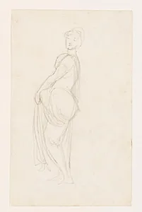 Dansende kvinde by Wilhelm Marstrand