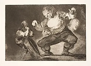 Dåre (Efter lasten kommer utugten) by Francisco de Goya