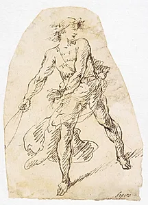 David med slyngen by Domenico Gargiulo