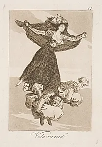 De er fløjet bort by Francisco de Goya
