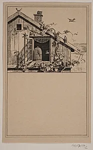 De fangne og de frie. Nr. 1 i Chr. Winther og M. Rørbye, "25 Billeder for små børn" by Adolph Kittendorff