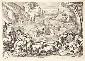 De fire årstider. Efterår by Ossenbeeck, Jan van